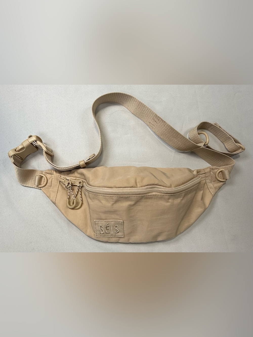 BEIS Neutral Beige Canvas  Crossbody/ Waist Bag - Picture 9 of 9